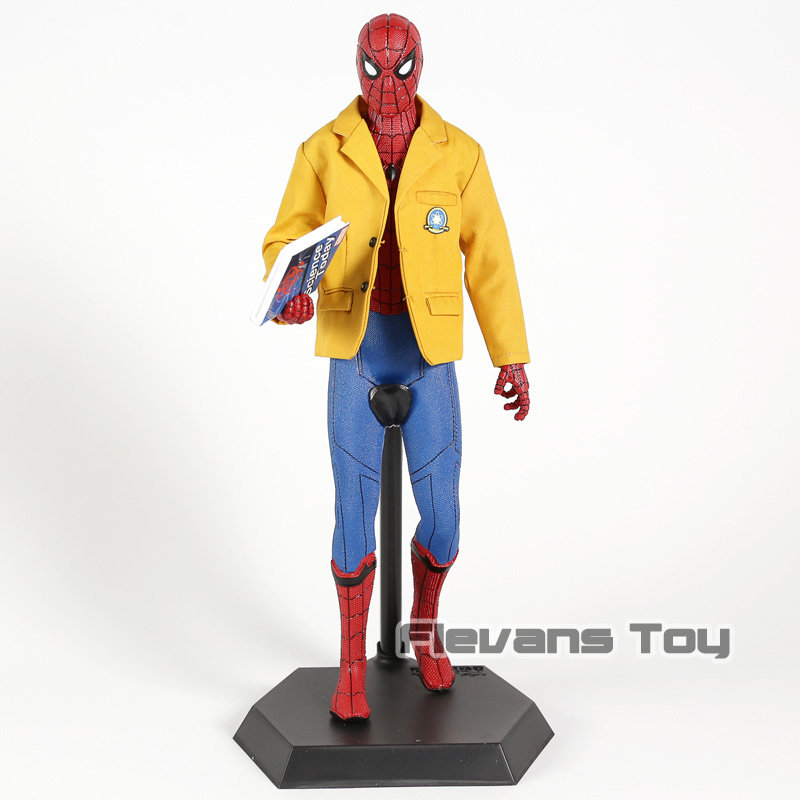 Crazy Toys Spider Man Homecoming Spiderman Peter Parker 1/6 Scale PVC Figure Collectible Model Toy | Fugo Best