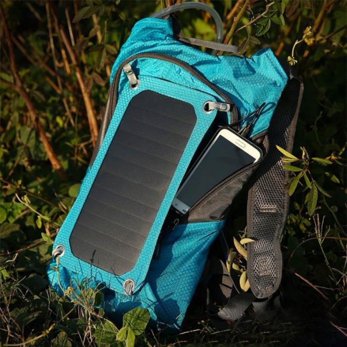 Solar Charger Backpack, Hydration Pack Backpack, With Removable Solar Panel | Fugo Best