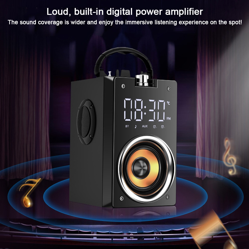 Super Bass Bluetooth Speakers Portable Column High Power 3D Stereo Subwoofer Music Center Support AUX TF FM Radio HIFI BoomBox | Fugo Best