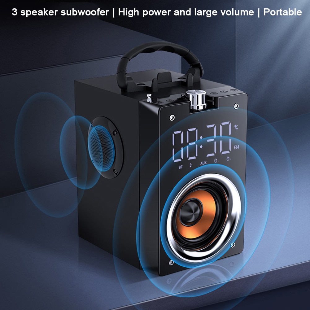 Super Bass Bluetooth Speakers Portable Column High Power 3D Stereo Subwoofer Music Center Support AUX TF FM Radio HIFI BoomBox | Fugo Best