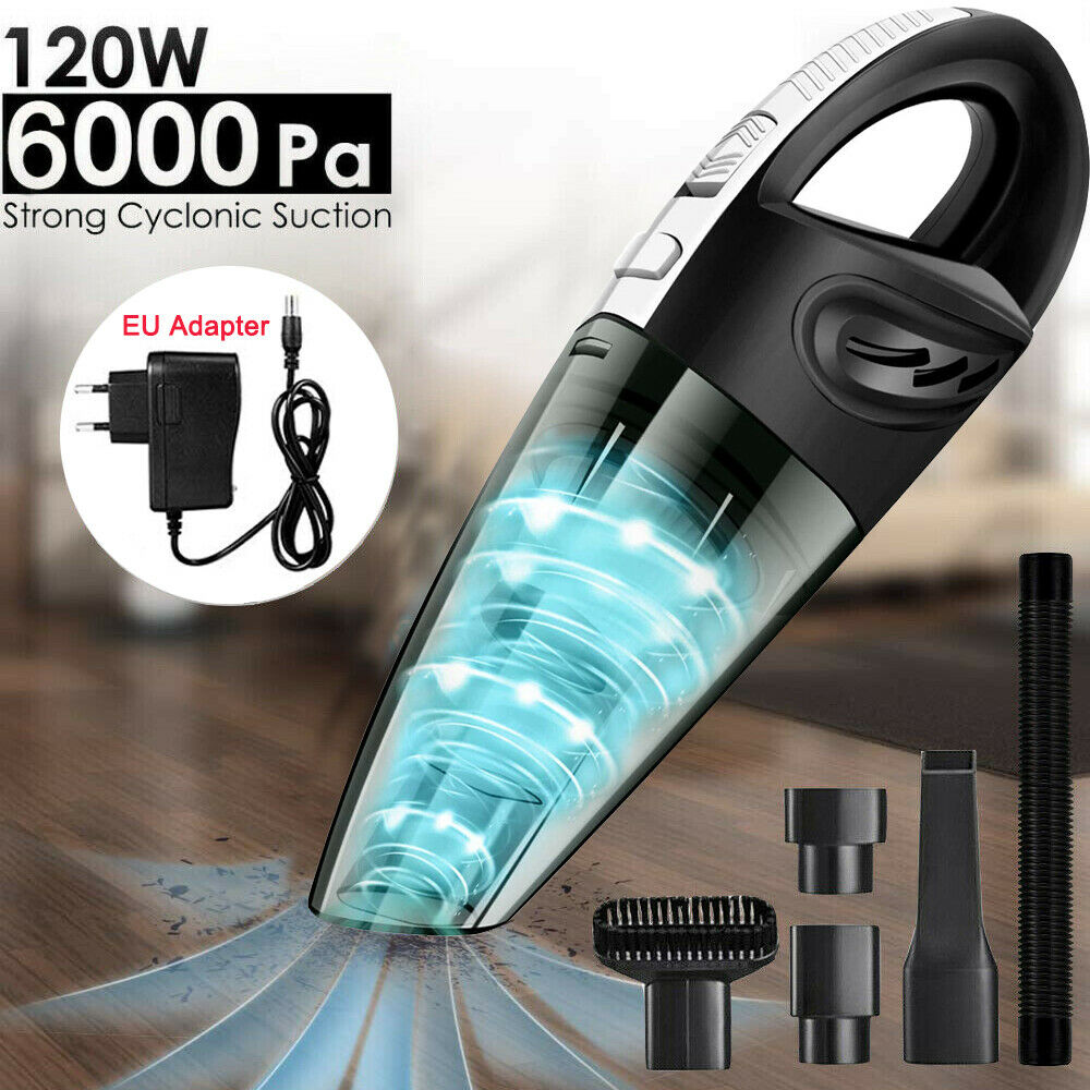 120W Handheld Car Vacuum Cleaner Wireless Wet and Dry Mini 6000pa Rechargeable Super Suction Portable for Car vacuum cleaner | Fugo Best