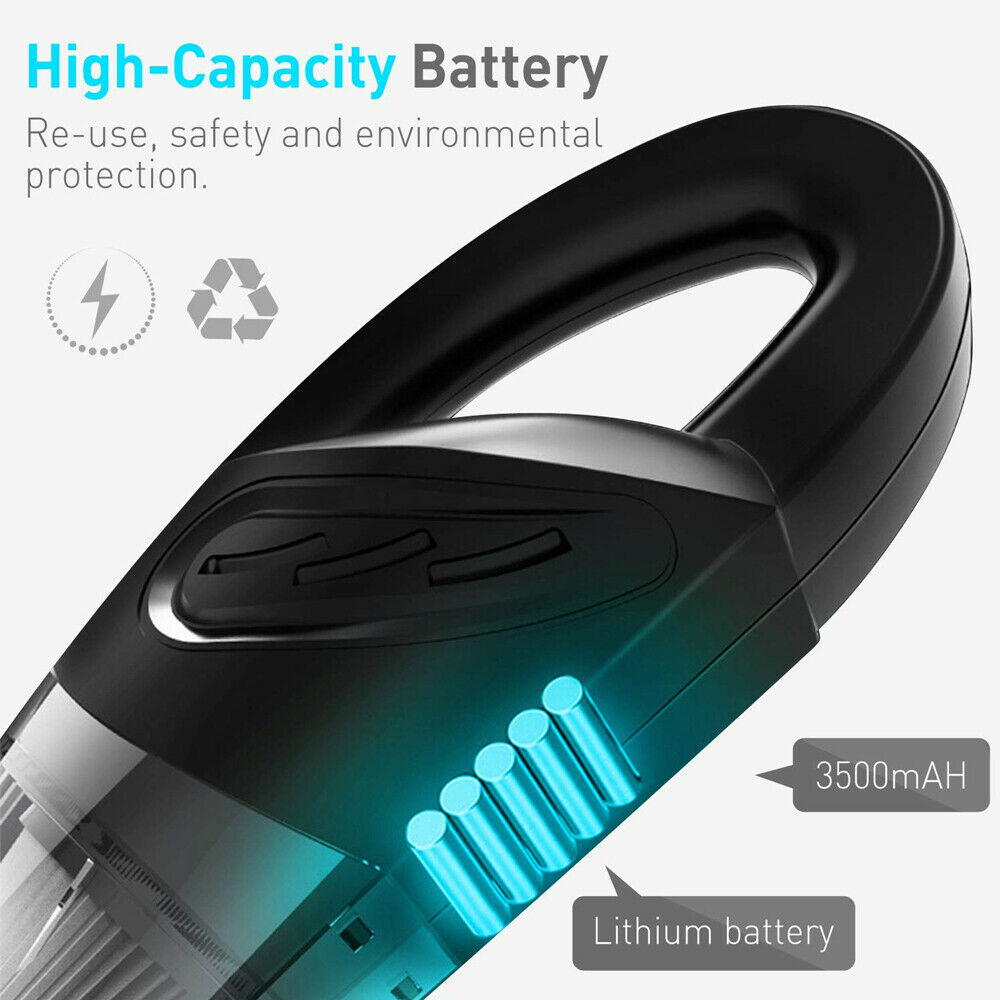 120W Handheld Car Vacuum Cleaner Wireless Wet and Dry Mini 6000pa Rechargeable Super Suction Portable for Car vacuum cleaner | Fugo Best