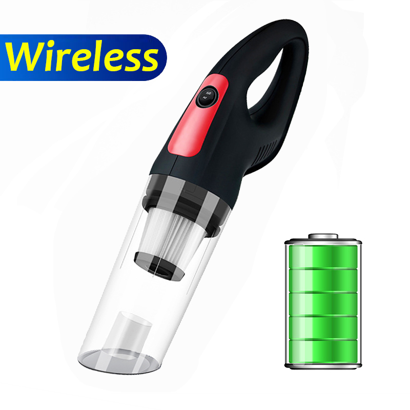 Wireless Wired Car Vacuum Cleaner Handheld Auto Interior Vaccum Cleaner Rechargeable Cordless Dust Cleaner for Car Home Pet | Fugo Best