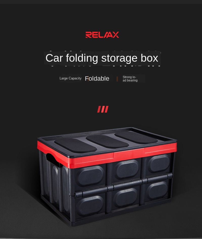 Car storage box Car storage tools Foldable storage box for trunk Multifunctional folding storage box Water storage box 30L | Fugo Best