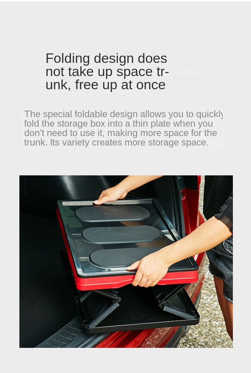 Car storage box Car storage tools Foldable storage box for trunk Multifunctional folding storage box Water storage box 30L | Fugo Best