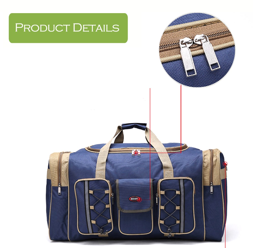 Fishing Bag Large Capacity 70L Multifunctional Reel Bag Backpack Outdoor Fishing Tackle Bag Lure Trays Boxes 65*30*35 cm | Fugo Best