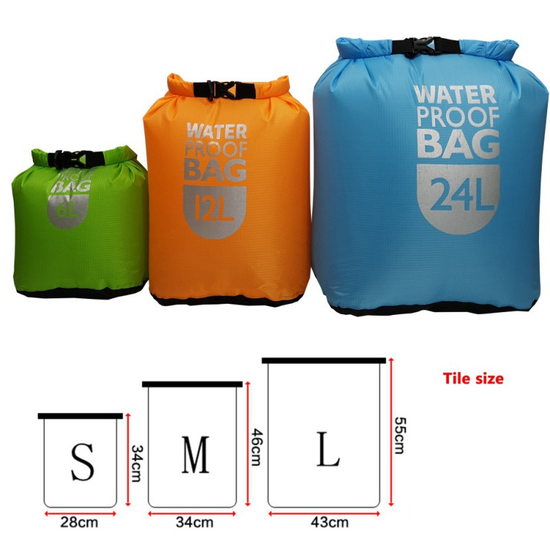 Waterproof Dry Bag Pack Sack Swimming Rafting Kayaking River Trekking Floating Sailing Canoing Boating Water Resistance | Fugo Best