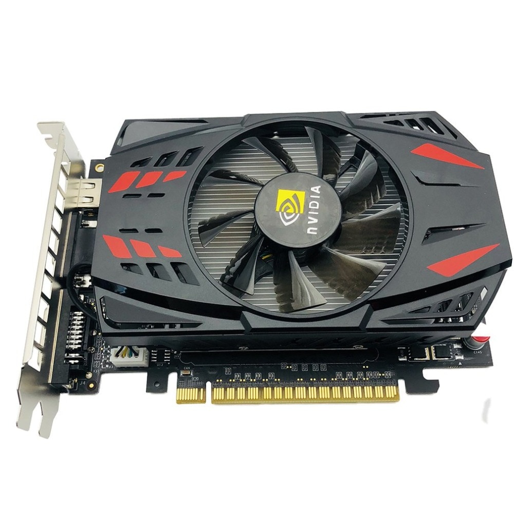 550TI 128BIT GPU 2GB GDDR5 128bit Gaming Computer Video Graphics Cards for GTX Single Fan with Temperature Control | Fugo Best