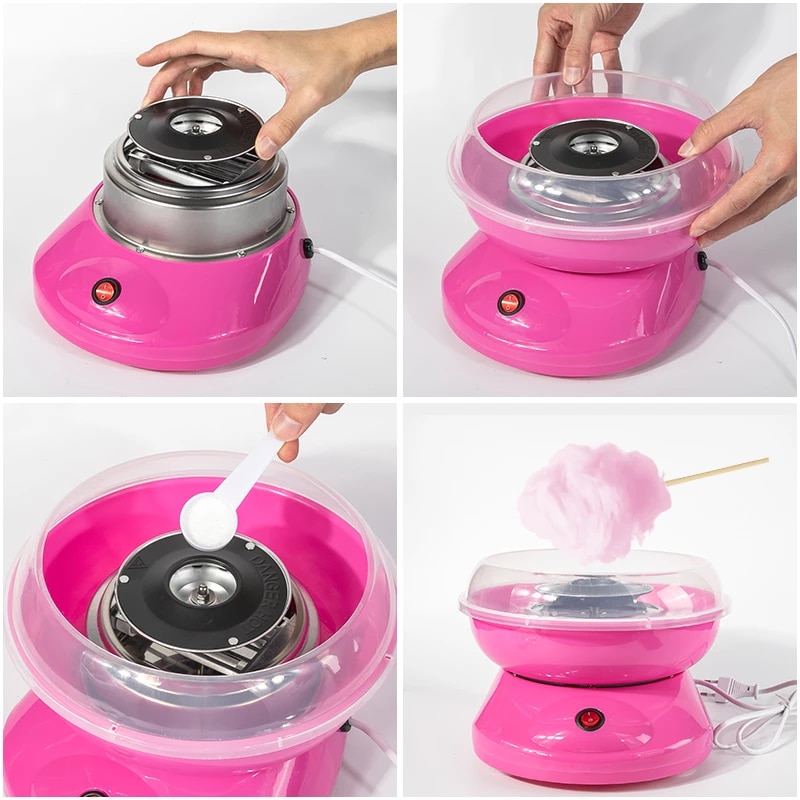 New Electric Diy Sweet Cotton Candy Maker Portable Co Fugo Best 