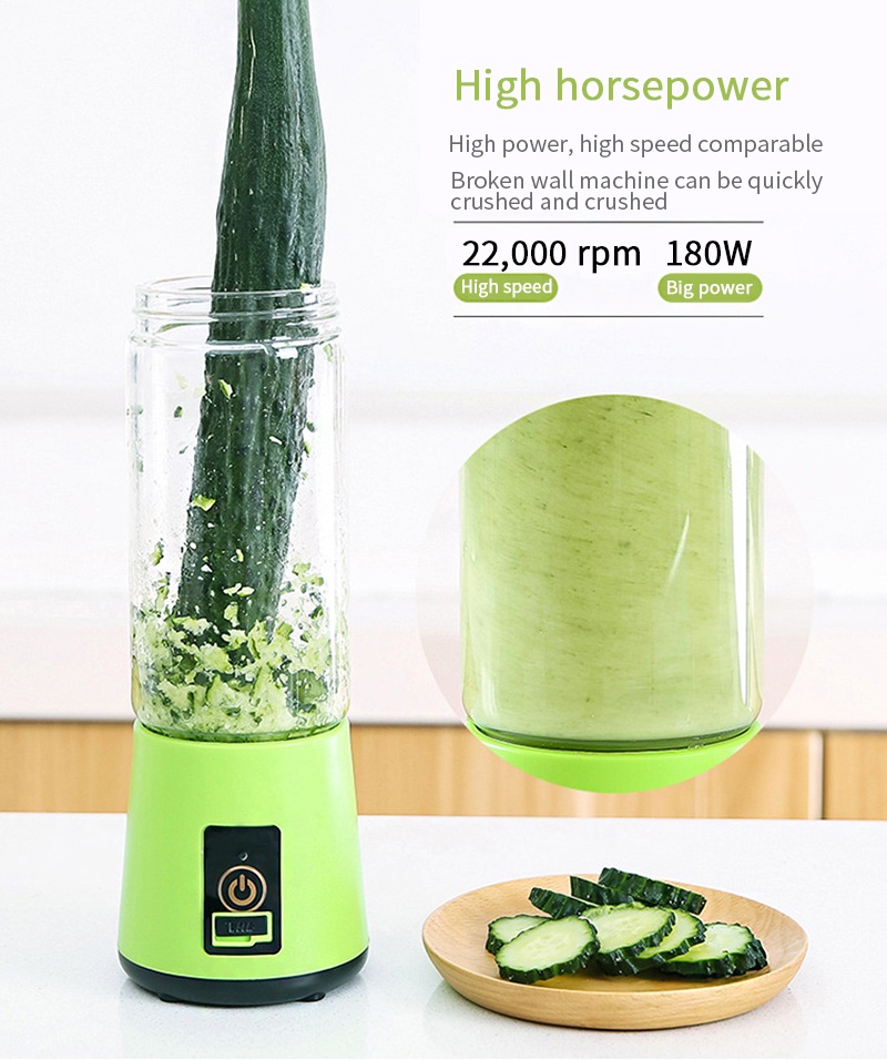 Mini Portable Blender Electric Mixer Food Processor Smoothie Maker Blender USB Stirring Rechargeable Blender Juice Blenders | Fugo Best