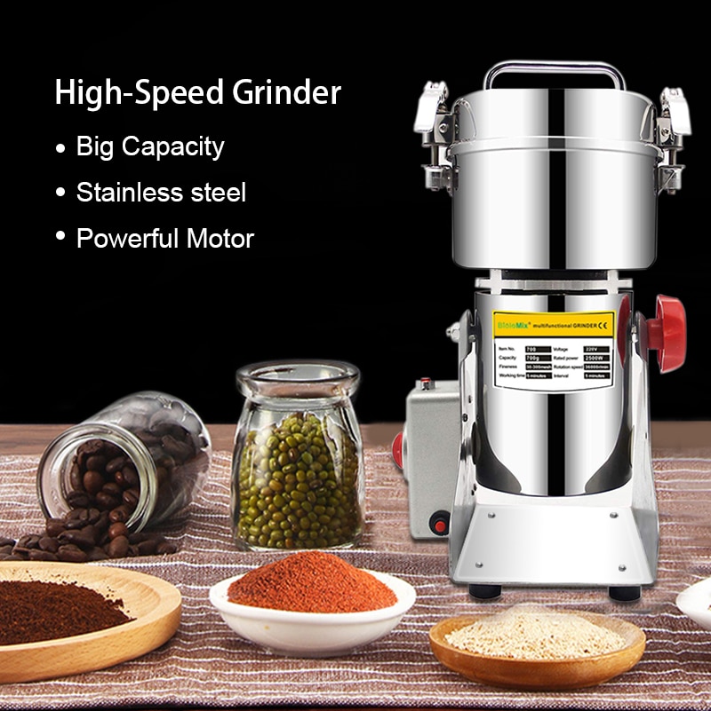 BioloMix 700g Grains Spices Hebals Cereals Coffee Dry Food Grinder Mill Grinding Machine gristmill home flour powder crusher | Fugo Best