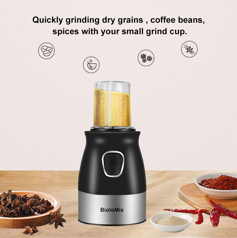 BPA FREE 500W Portable Personal Blender Mixer Food Processor With Chopper Bowl 600ml Juicer Bottle Meat Grinder Baby Food Maker | Fugo Best