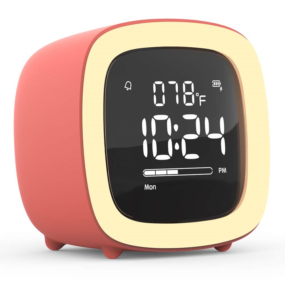 Xiaomi Cut Digital Alarm Clock Cartoon Night Light Bedside Desk Alarm Clock Rechargeable Battery Christmas Gift For Kids Child | Fugo Best