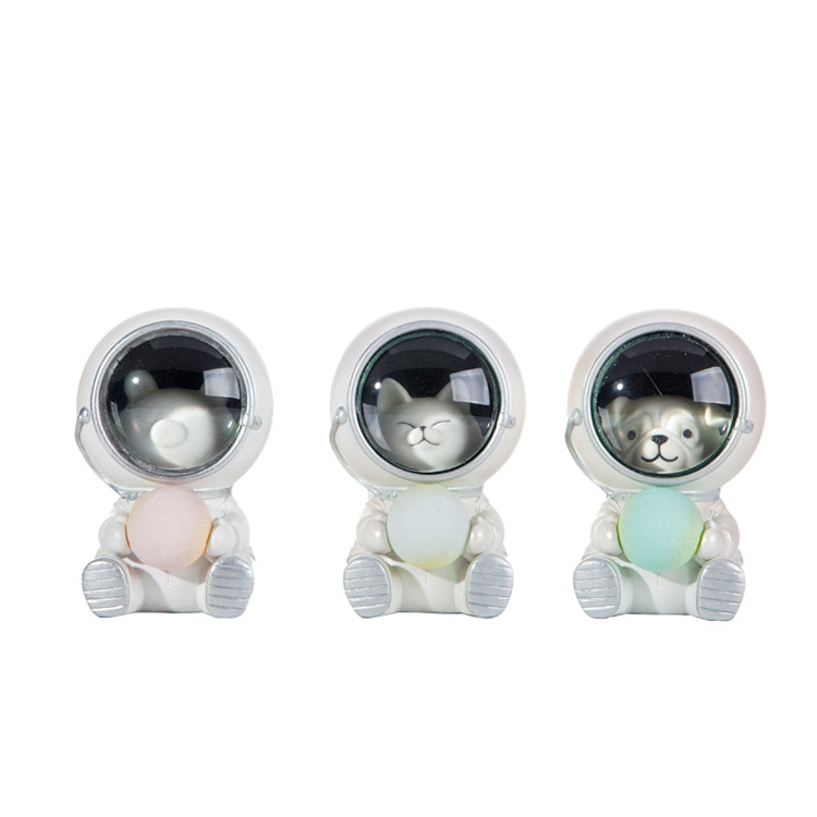 Creative Cute Galaxy Guardian Cute Pet Spaceman Night Light Modern Personality Bedroom Jewelry Ornaments Star Lamp Gift 2021 NEW | Fugo Best