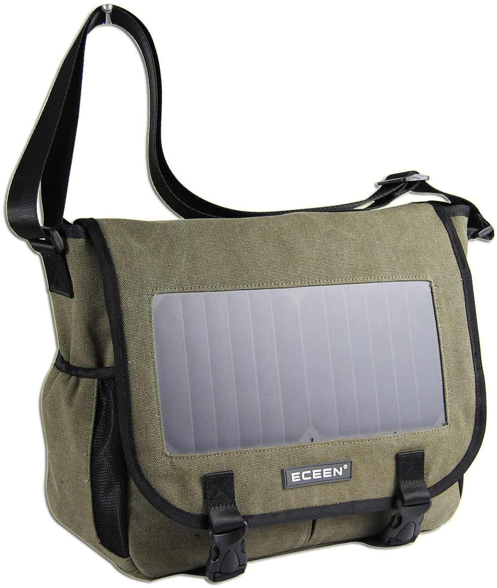 Male Briefcases Men Messenger Bags Solar Powered Travel Crossbody Bags for Men Shoulder Bags Solar Panel Bag Solar Charger Pack | Fugo Best