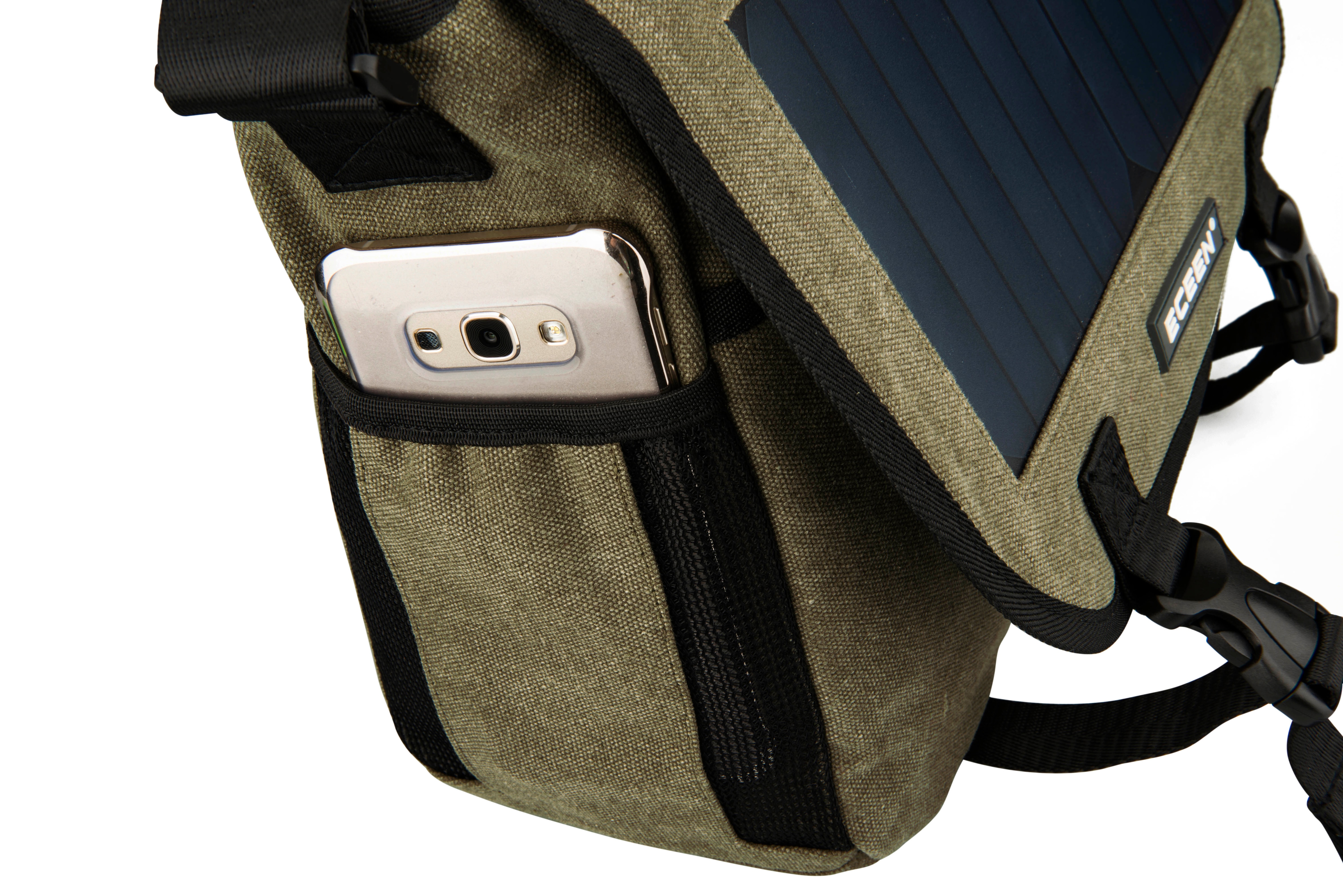 Male Briefcases Men Messenger Bags Solar Powered Travel Crossbody Bags for Men Shoulder Bags Solar Panel Bag Solar Charger Pack | Fugo Best