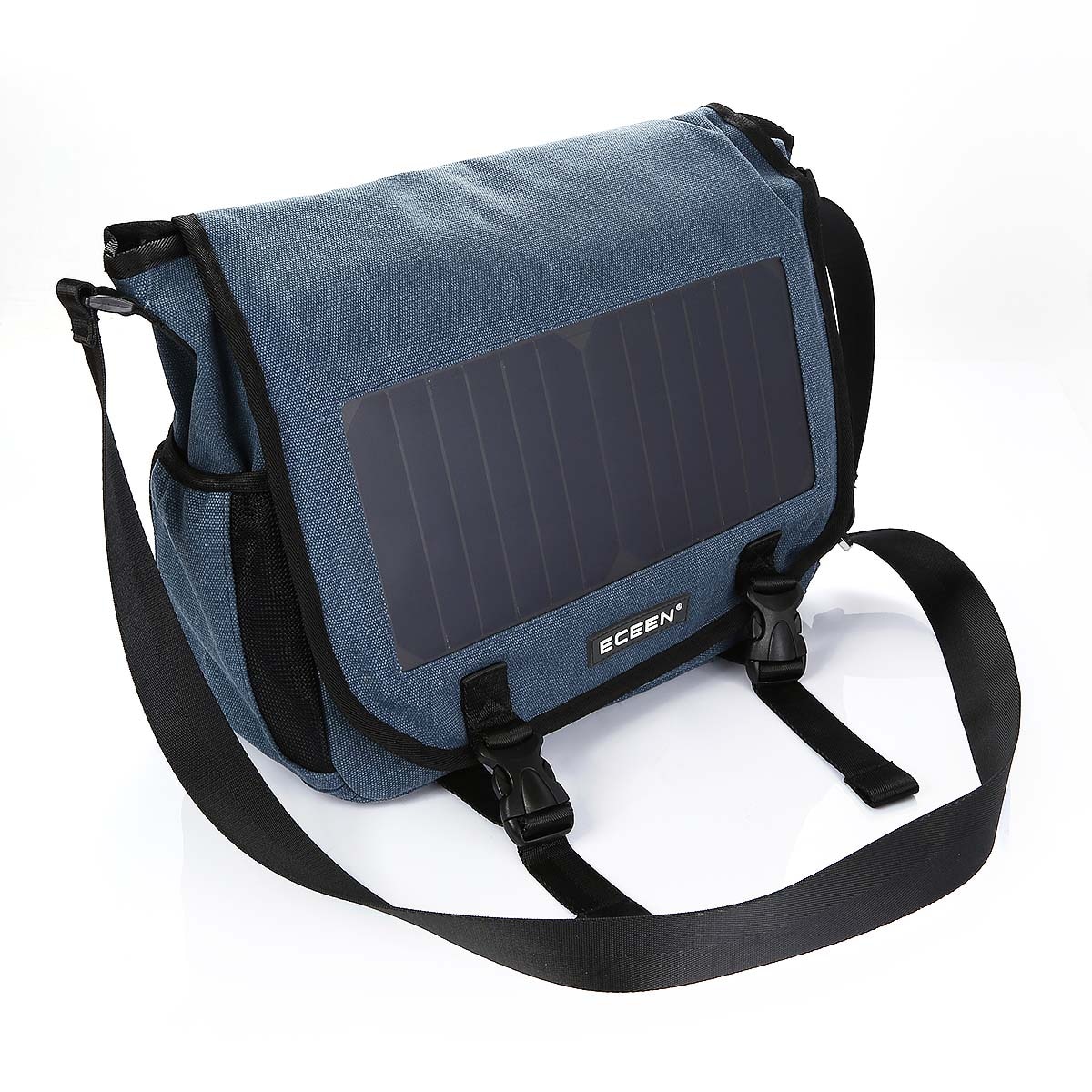 Male Briefcases Men Messenger Bags Solar Powered Travel Crossbody Bags for Men Shoulder Bags Solar Panel Bag Solar Charger Pack | Fugo Best