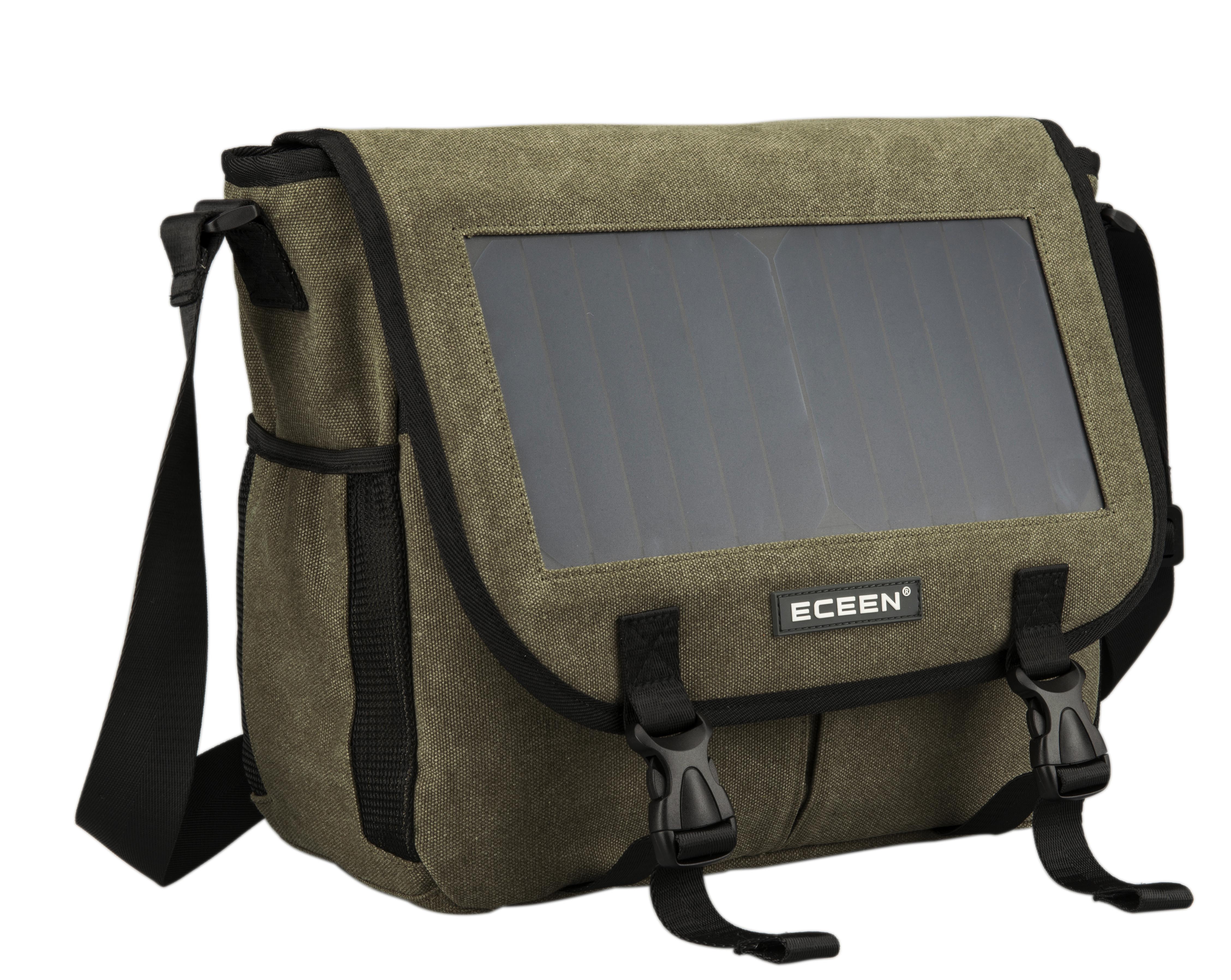 Male Briefcases Men Messenger Bags Solar Powered Travel Crossbody Bags for Men Shoulder Bags Solar Panel Bag Solar Charger Pack | Fugo Best