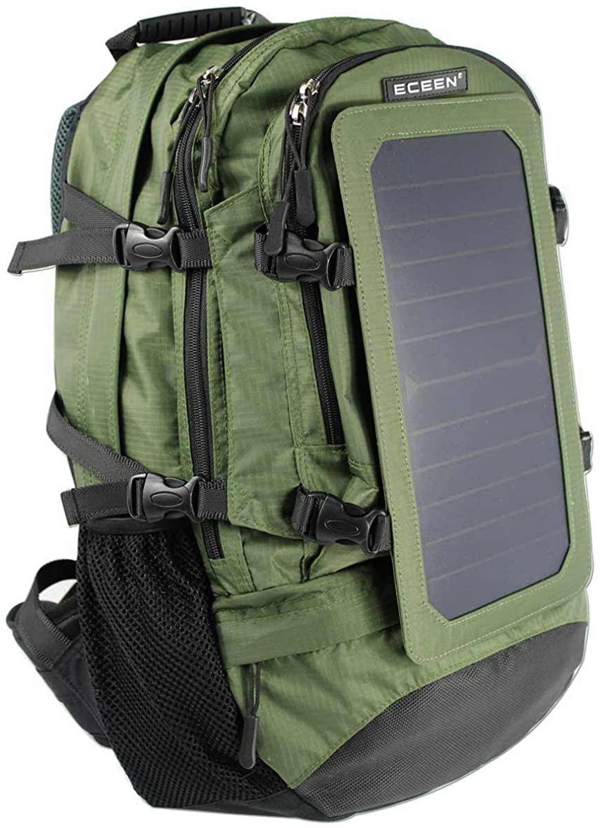 Travel Hiking Backpack 6.5w 6v Solar powered Panel Backpack Multipockets Laptop Bag Unisex Shoulder Bags Business Sport Rucksack | Fugo Best