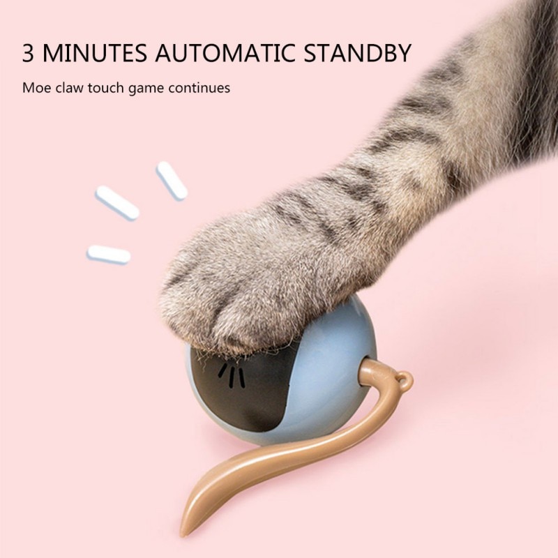 1000mAh Smart Cat Toy USB Electric Jumping Ball Self Rotating Toys Rolling Jumping Ball For Cat Dog Kids | Fugo Best