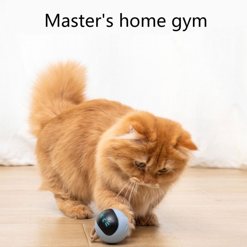 1000mAh Smart Cat Toy USB Electric Jumping Ball Self Rotating Toys Rolling Jumping Ball For Cat Dog Kids | Fugo Best