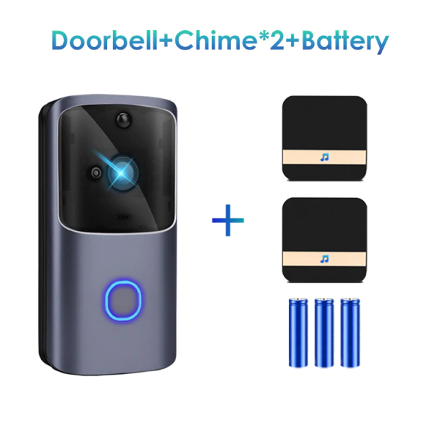 Video Doorbell WIFI Wireless Doorbell HD IR Night Vision PIR Intelligent Home Door Bell Camera Video Intercom Alarm Chime | Fugo Best