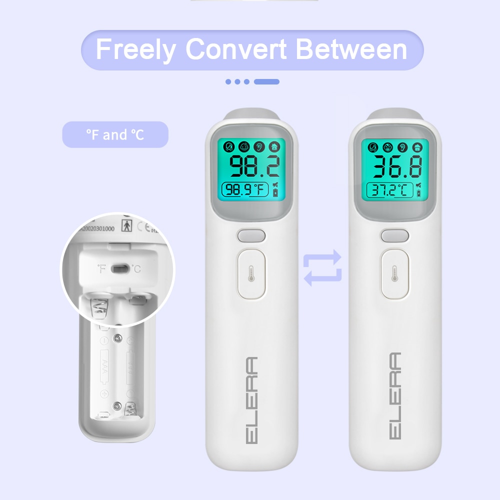 Infrared Forehead Thermometer for Adults, ELERA Non-Contact