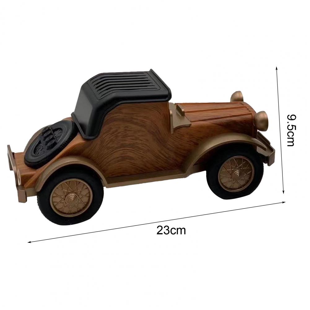 A9 Creative Retro Wireless Speaker Bluetooth-compatible Wood Pattern Car Shape Wireless Loudspeaker Mobile Phone Bracket Gifts | Fugo Best