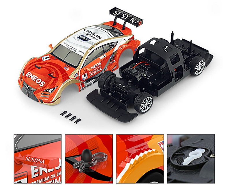 2021 NEW High-speed Remote Control Car Adult Drift Racing Sports Car Model 1 / 16 Four-wheel Drive Charging Electric Car PVC Car | Fugo Best