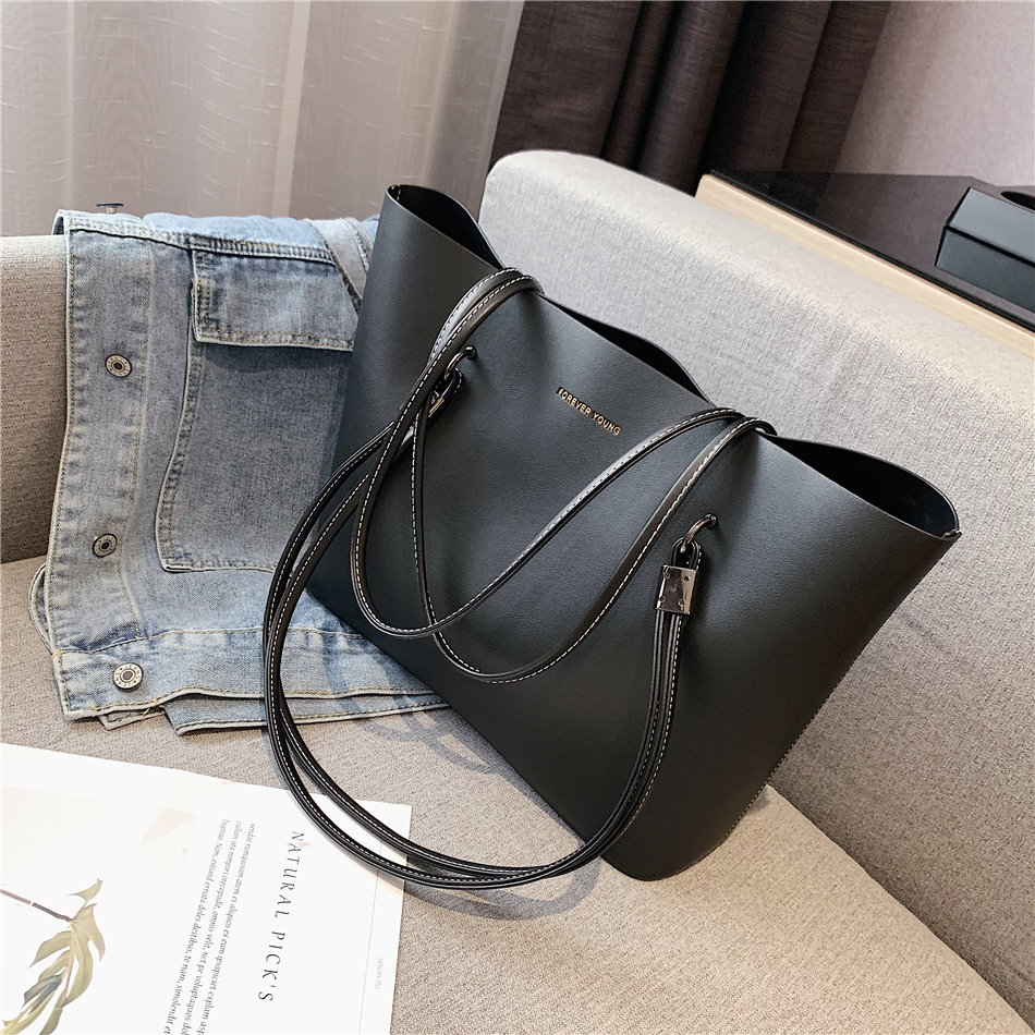 Women Fashion Totes Large Shoulder Bag Womens Quality Luxury Brand Pu Leather Big Bag Designer Bags for Women 2021 sac a main | Fugo Best