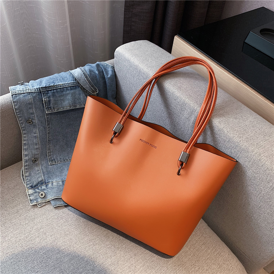 Women Fashion Totes Large Shoulder Bag Womens Quality Luxury Brand Pu Leather Big Bag Designer Bags for Women 2021 sac a main | Fugo Best