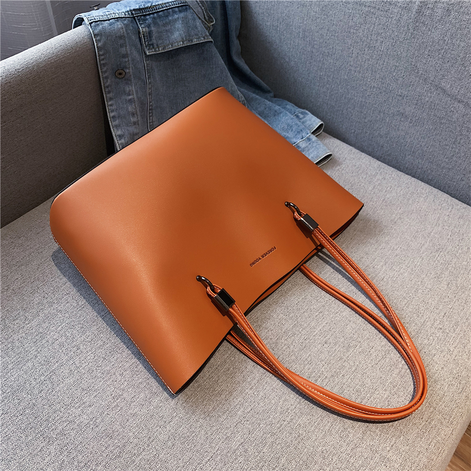 Women Fashion Totes Large Shoulder Bag Womens Quality Luxury Brand Pu Leather Big Bag Designer Bags for Women 2021 sac a main | Fugo Best