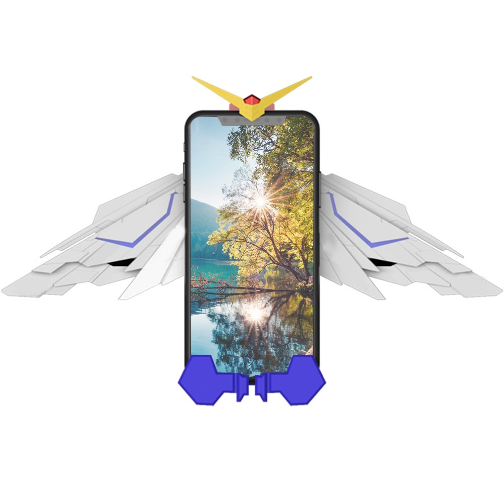 RegisBox Gundam Wireless Charger Angel Wing Mobile Phone Infrared Induction Wireless Charging Bracket TUE88 | Fugo Best