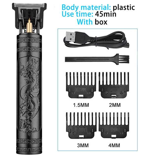 Hot Sale Vintage T9 Electric Cordless Hair Cutting Machine Professional Hair Barber Trimmer For Men Clipper Shaver Beard Lighter | Fugo Best