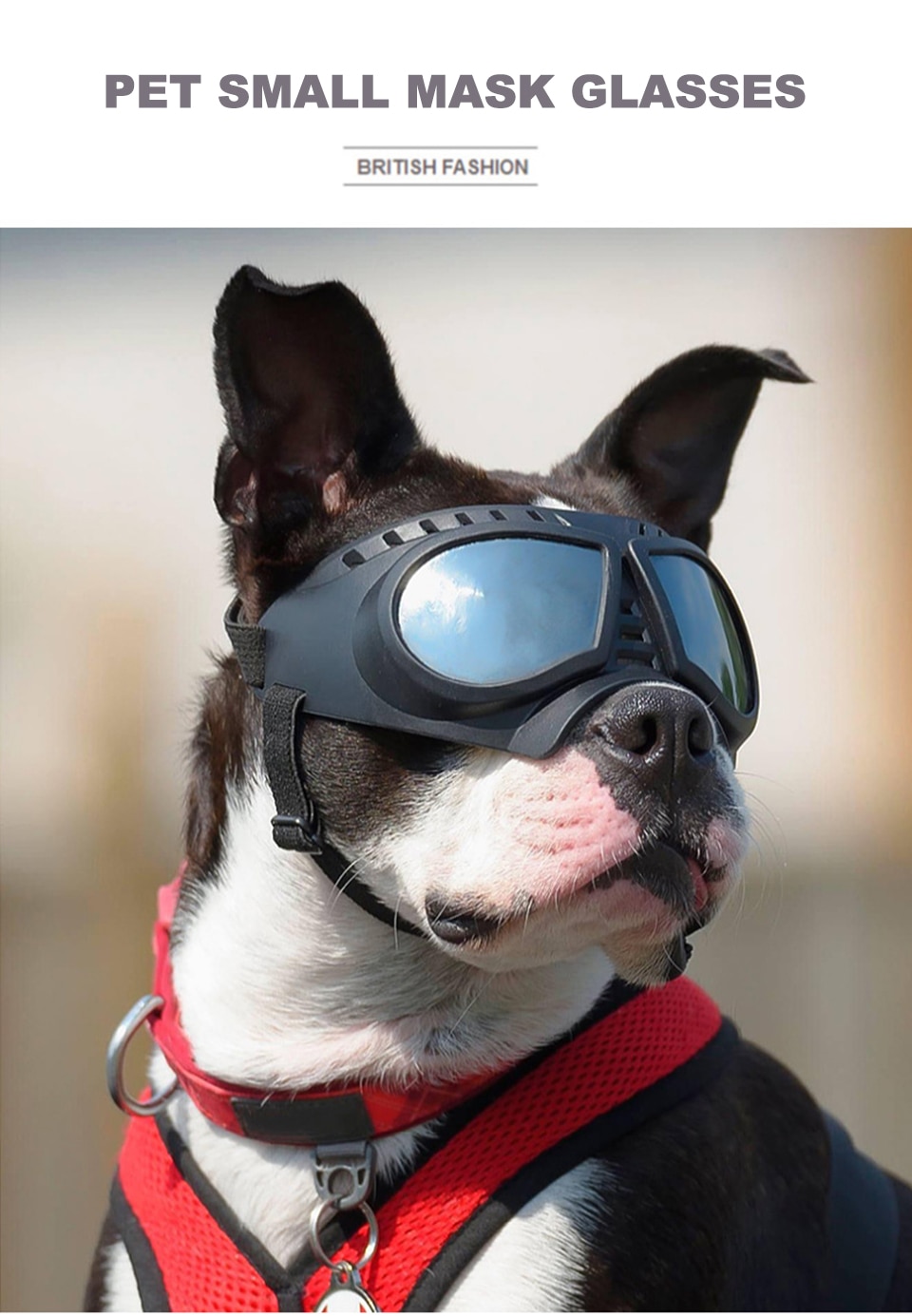 Cool Pet Dog Goggles Sunglasses Anti-UV Sun Glasses Eye Wear Protection Waterproof Windproof Sunglasses Pet Dog Supplies | Fugo Best