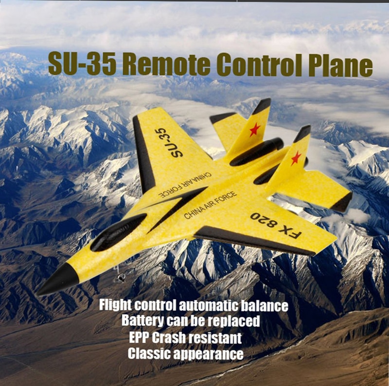 RC Foam Aircraft SU-35 Plane 2.4G Radio Control Glider Remote Control Fighter Plane Glider Airplane Foam Boys Toys for Children | Fugo Best