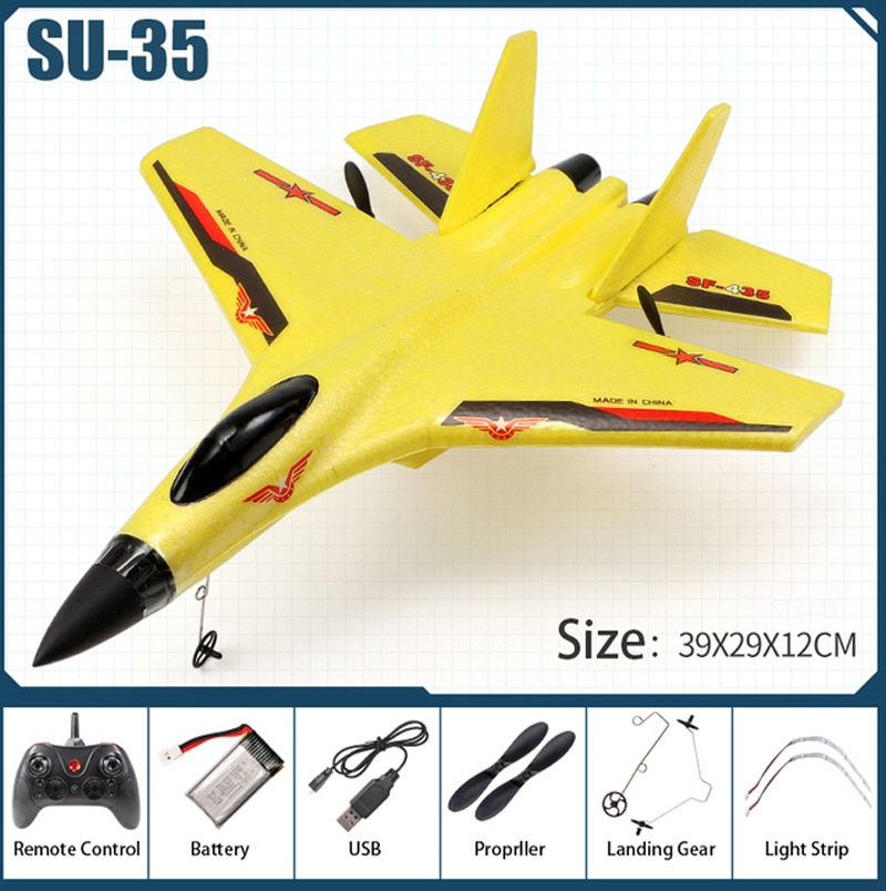 RC Foam Aircraft SU-35 Plane 2.4G Radio Control Glider Remote Control Fighter Plane Glider Airplane Foam Boys Toys for Children | Fugo Best