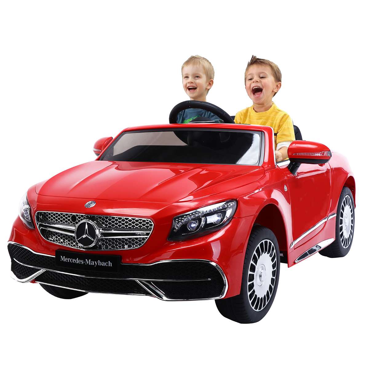 Childrens Gifts S650 12V Electric Ride On Car with Remote Control Double Door Electric Vehicles For Children 4 Wheels Car | Fugo Best