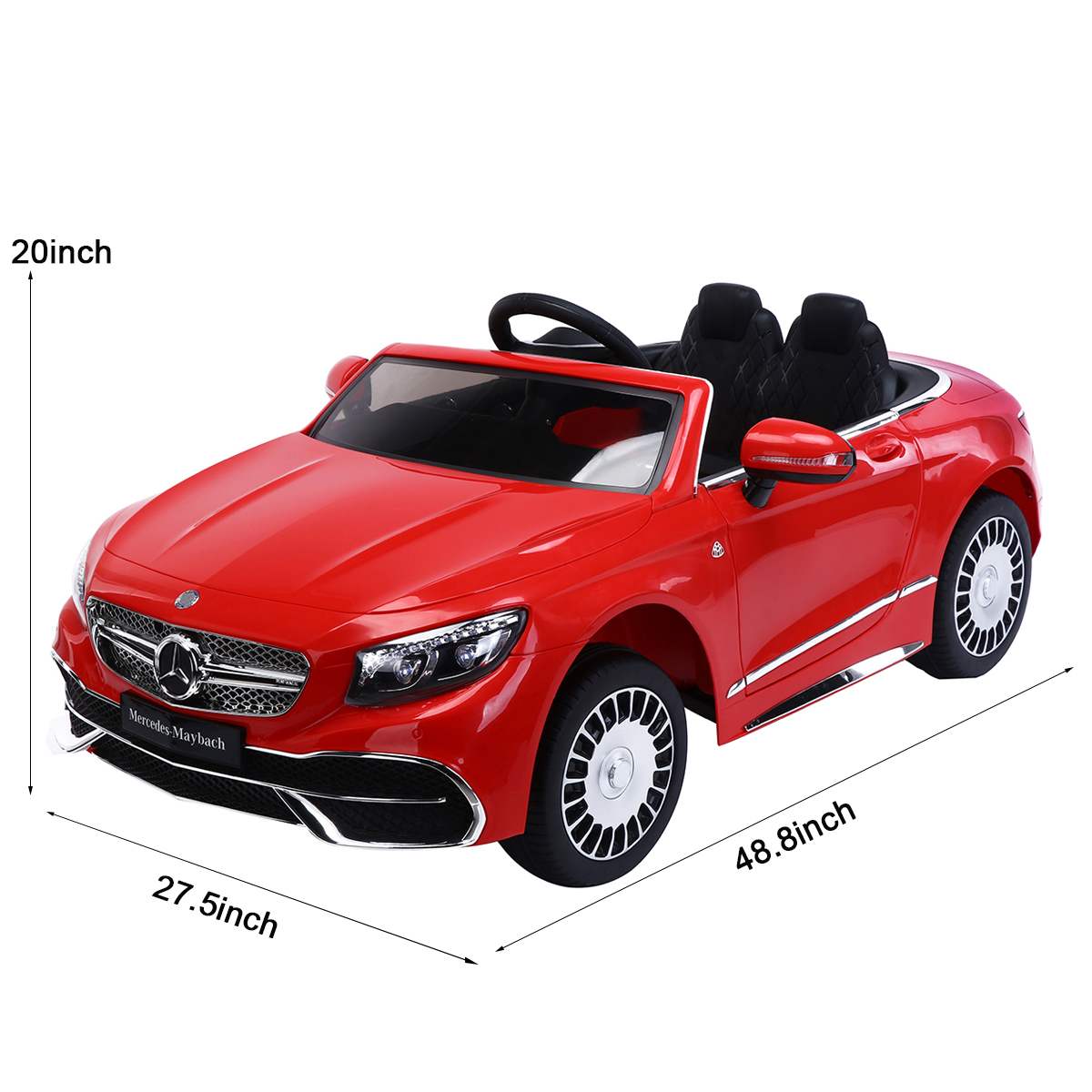 Childrens Gifts S650 12V Electric Ride On Car with Remote Control Double Door Electric Vehicles For Children 4 Wheels Car | Fugo Best