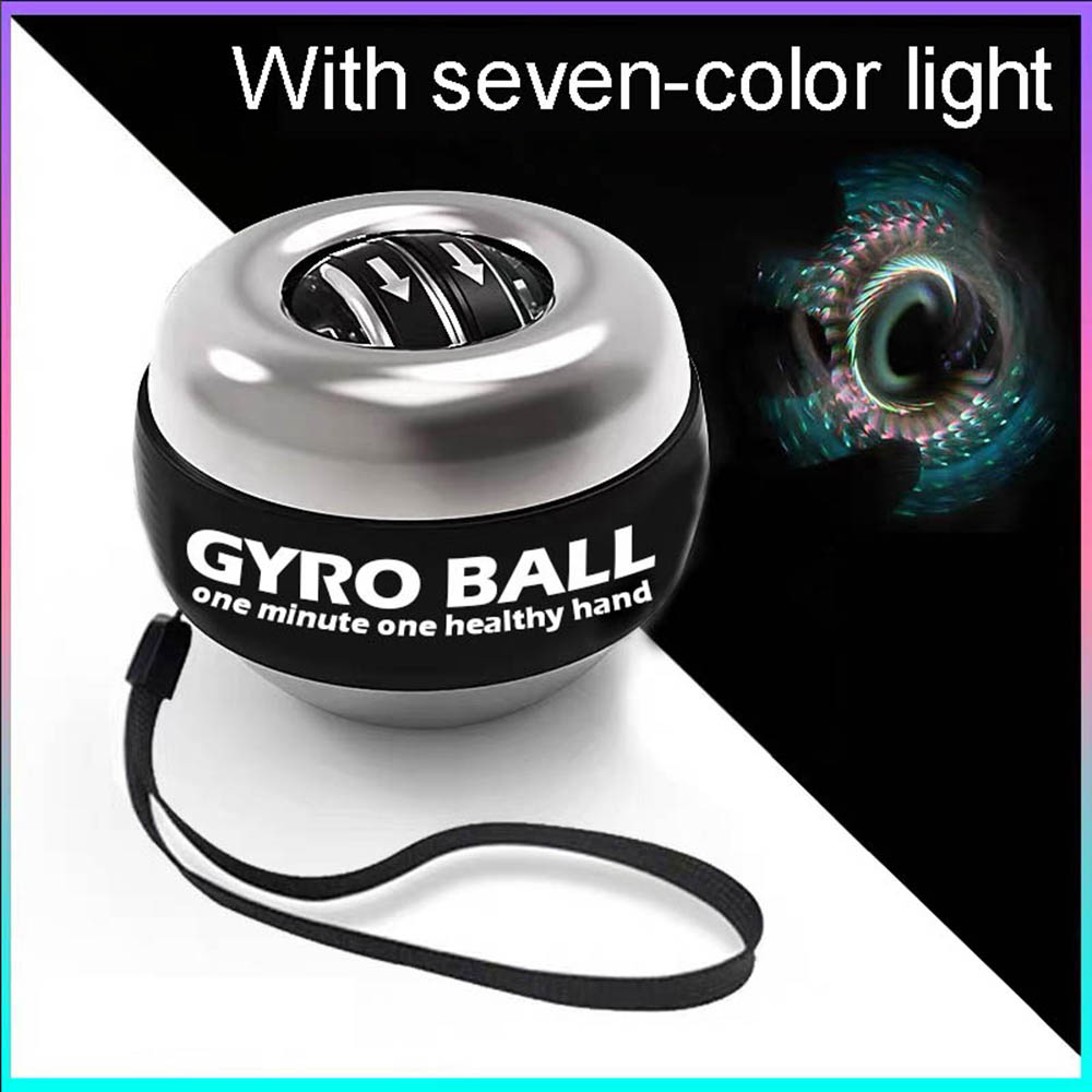 LED Gyroscopic Powerball Autostart Range Gyro Power Wrist Ball Arm Hand Muscle Force Trainer Fitness Equipment | Fugo Best