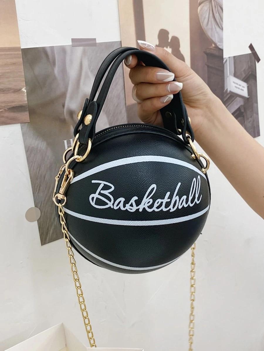 Mini Letter Graphic Chain Sphere Bag | Fugo Best