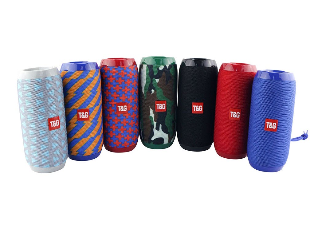 Portable Wireless Speaker Wireless Bass Column Waterproof Outdoor USB Speakers Support AUX TF Subwoofer Loudspeaker TG117 | Fugo Best