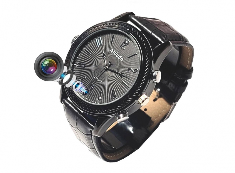 FULL HD 1080P Invisible Secret Mini Camera Small Cam Sports Lens DV Mens Watch Camera Recorder Portable Surveillance Mini Cam | Fugo Best