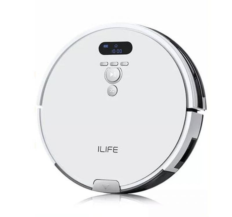 ILIFE V8 Plus Robot Vacuum and Mop Cleaner,Water Tank,750MLdust box, Restricted Area Mapping,Sweeping and Mopping Smart Home | Fugo Best