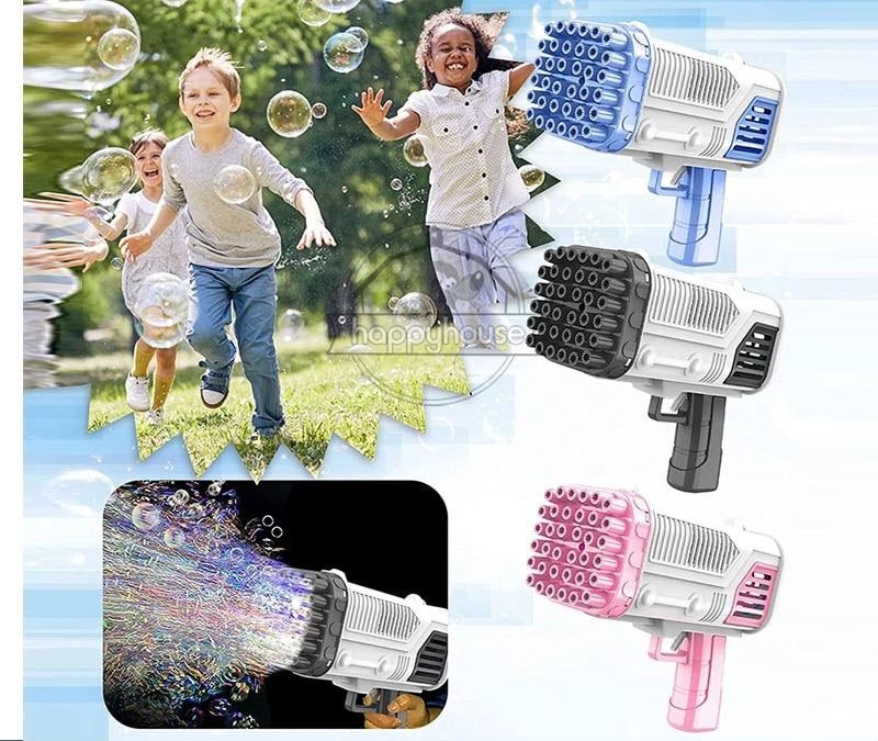 Super large bubble gun children's bubble fan, non-toxic handheld bubble  machine, leak proof design. Including bubbles that are e