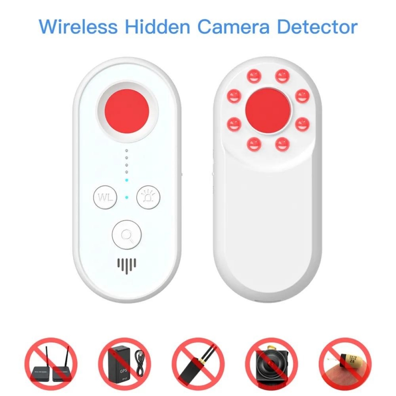 Portable One Key Intelligent Detector Anti Candid Hidden Camera Detector Anti-Wiretapping Wireless Signal Detection For Travel | Fugo Best