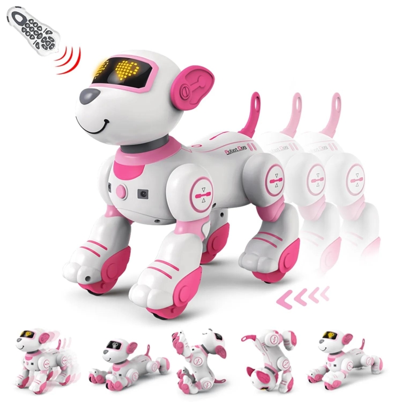 INTELLIGENT Remote Control Robot Dog, Voice Control Robotic Stunt