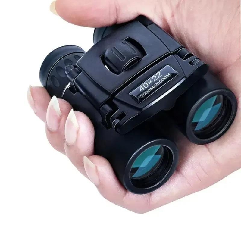 40x22 HD Powerful Binoculars 2000M Long Range Folding Super Mini Telescope Optics for Hunting Sports Outdoor Camping Travel | Fugo Best