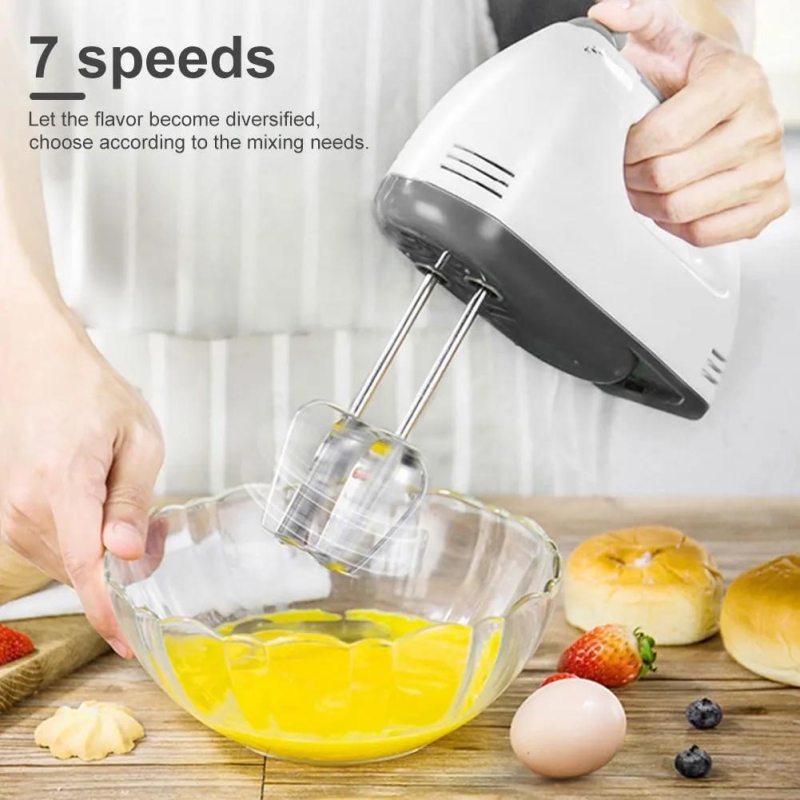 100 W Wireless Hand Mixer Baking Cake Cream Whipper 7 Speeds Kitchen Hand Blender Electric Hand Stirrer Home Kitchen Appliance | Fugo Best