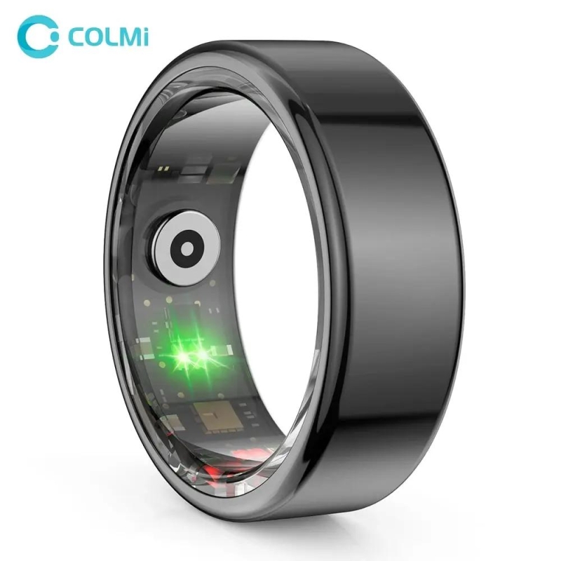 COLMI R02 Smart Ring Military Grade Titanium Steel Shell Health Monitoring IP68 & 3ATM Waterproof Multi-sport Modes | Fugo Best